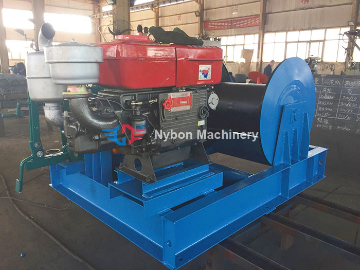 6T Diesel Engine Winch Delivered to Africa